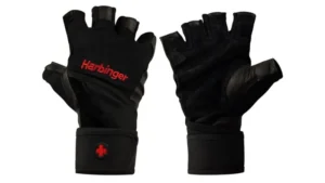 Harbinger Pro Wristwrap Weightlifting Gloves